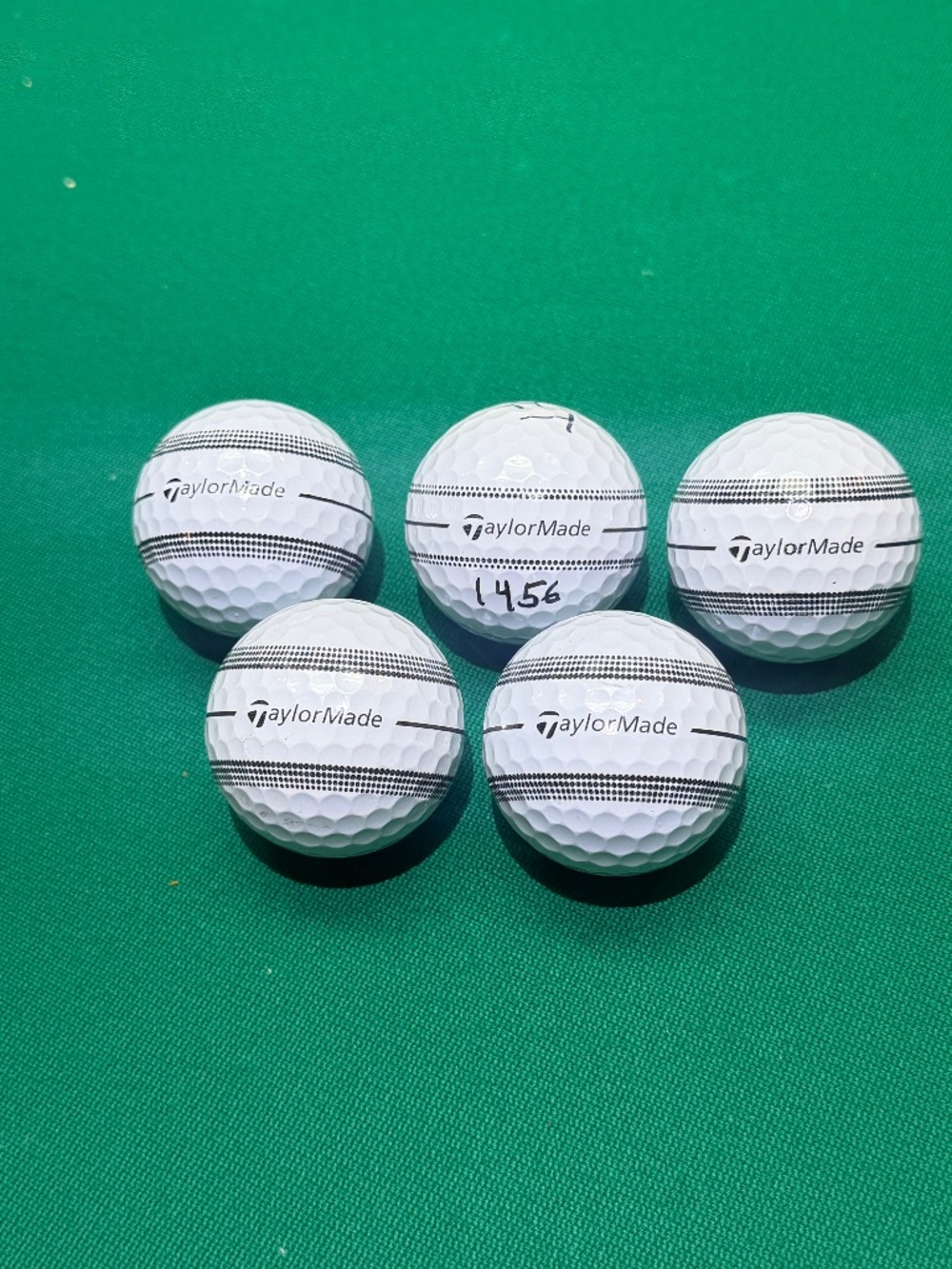 5 White Taylormade TP5 Golf Balls
